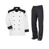 Restaurant Hotel Chef Jackets Coats Uniform Long Sleeves Laterality Collar Double Breasted chef jacket button