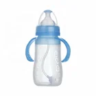 High Quality soft silicone feeding bottle,8 oz Wide Neck l Feeding Bottles for Babies,spray bottle