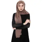 Wholesale 2019 Hot Sale Muslim Hijab Shawl Scarf Fashion Plain Girl Muslim Hijab