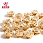jinyuan office wax stamp with copper head wooden handle