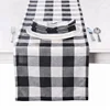 Black and white striped dining table home 54 runners table runner
