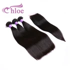 Chloe Long Length Natural Raw Human Straight Hair 30 Inch Full Cuticle Aligned Minnk Brazilian Hair