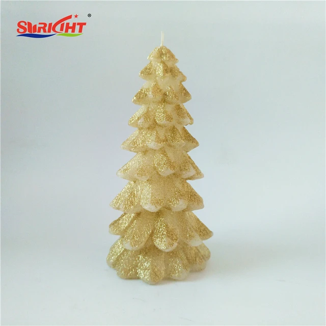 pillar gift craft christmas glitter gold decorations party decor
