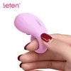 Leten Clear Image Direct Sales Silicone Material Electric Vibrating Female Hand-Job Clit Nipple Vagina Stimulator Finger Ring