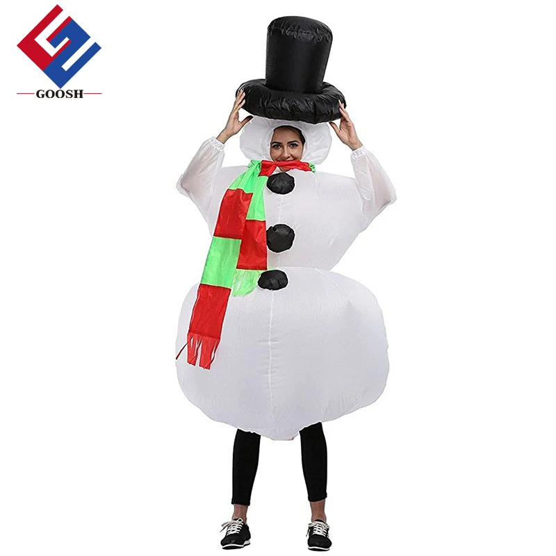 Надувной снеговик костюм Взрослый Сэм снеговик костюм Снеговик Костюм Олафа костюм для взрослых