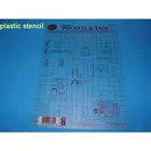 Factory Price New Design Pp Or Pvc Material Plastic Stencils