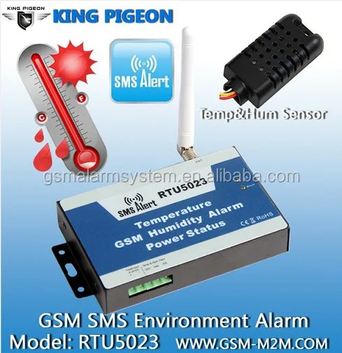 GSM temperatur alarm SMS temperatur bericht alarm Kühlschrank/schiff/kühlraum/meeresfrüchte lager