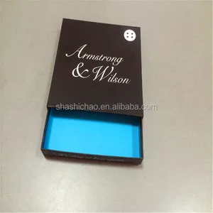 quality handmade velvet cardboard gift box for bow tie packaging