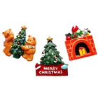 2018 Wholesale Christmas Day Gift Decoration Pine Bear Fridge Magnet