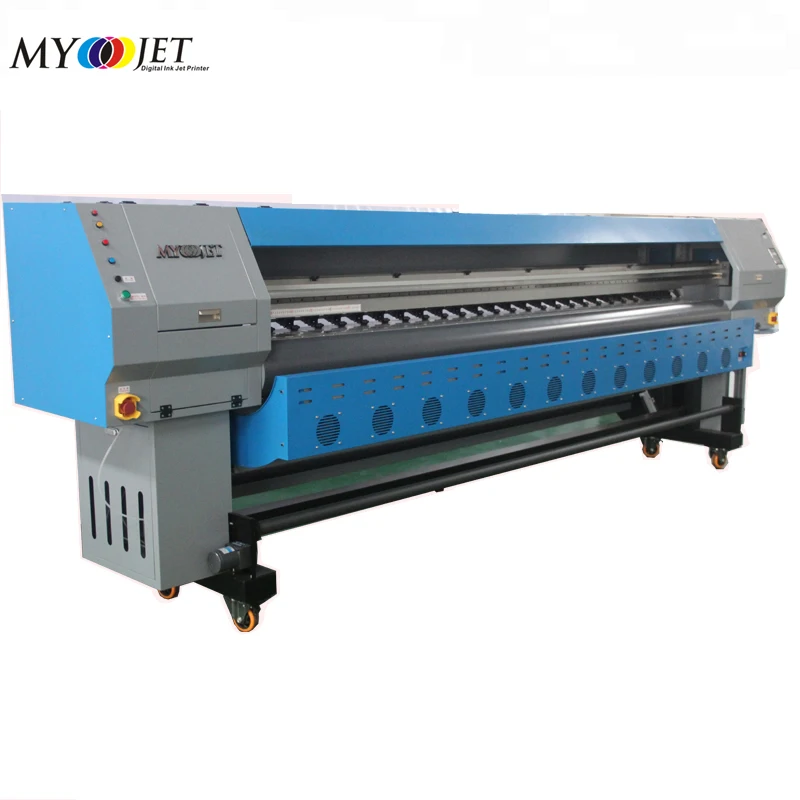 High Speed Flex Banner Printing Machine 3 2m 8 Heads Konica 512i