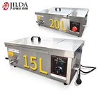 low price Wholesale commercial restaurant fryer Large Capacity 1 tank 15L electric Deep Fat Fryer