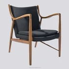 Finn Juhl NV45 chair living room wooden lounge