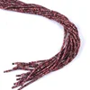 Wholesale Faceted Natural Red Gem Stones Round Loose Beads