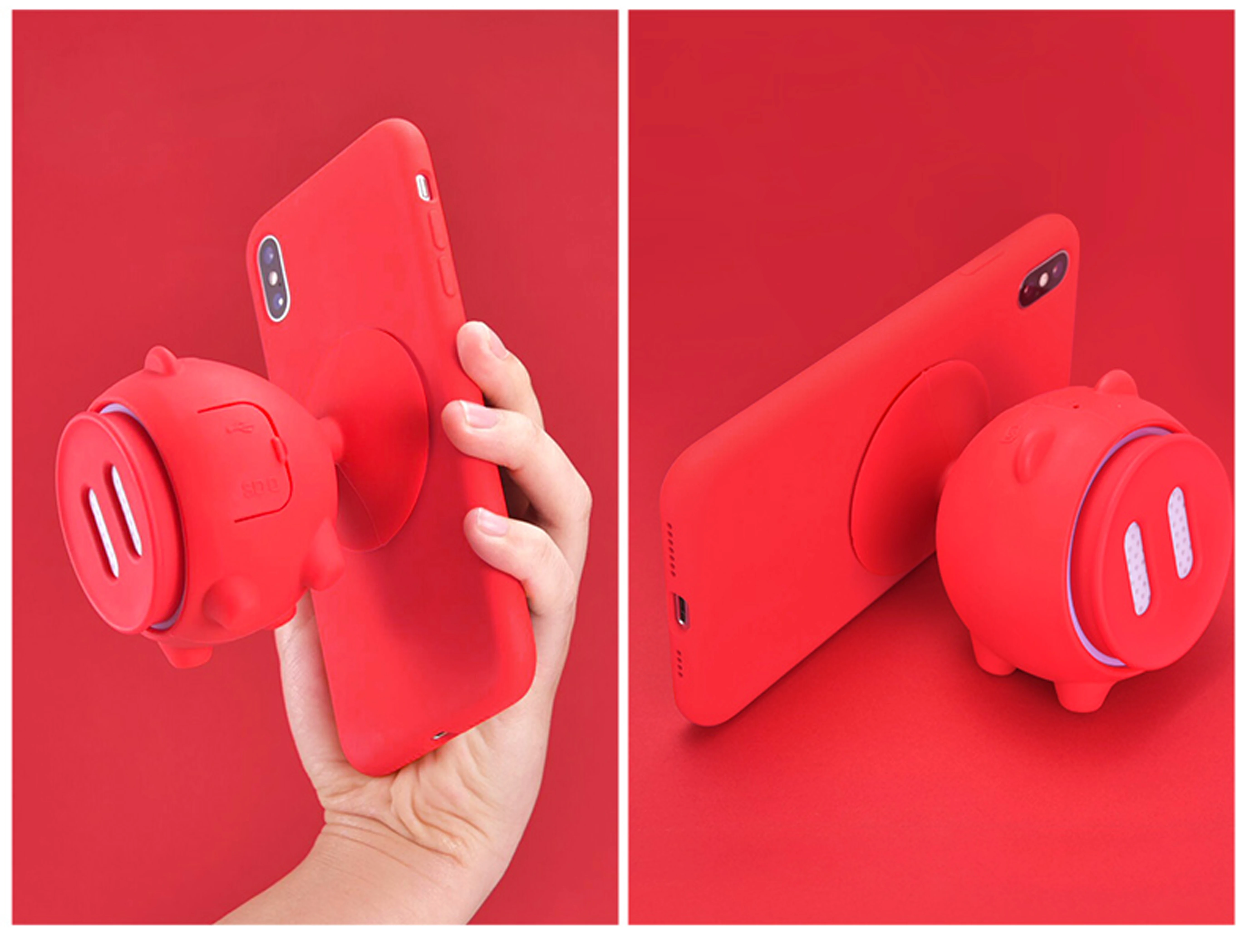 Vanecl TWS Silicone IPX7 Waterproof Bluetooth Stereo Shower Speaker Suction Cup Speakers Haut-parleur Drahtloser Lautsprecher - ANKUX.COM