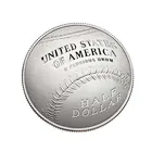 China maker baseball sport commemorate metal 2d silver coin