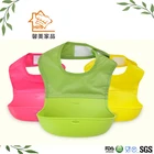 HIMI Healthy Silicone baby Bibs for Feeding, Soft Waterproof Silicone Baby Bibs With Food Pocket
