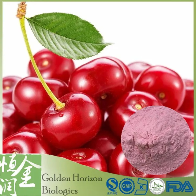 powdered cherry fruit