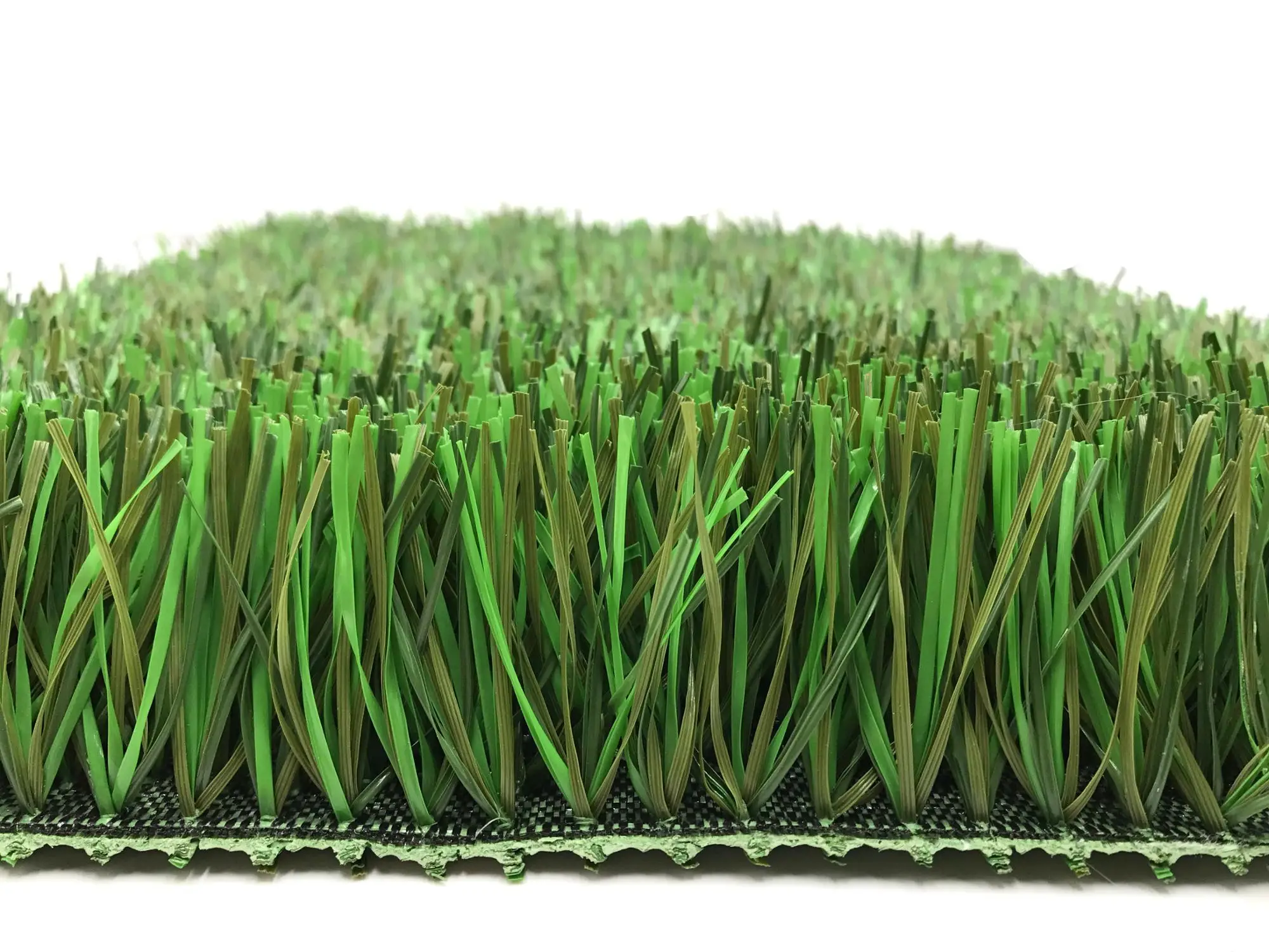 three color swu shape fake grass football artificial grass for