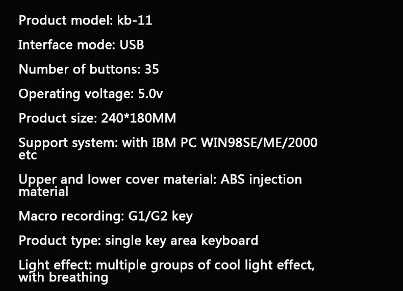 OEM custom notebook pc computer accessories 2.4g wired mini USB hand gaming keyboard touchpad gaming keyboard