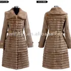 Ladies' Rabbit Fur Winter Coat New Fashion High Quality Real Fur Winter Coat STY.NO.3104#