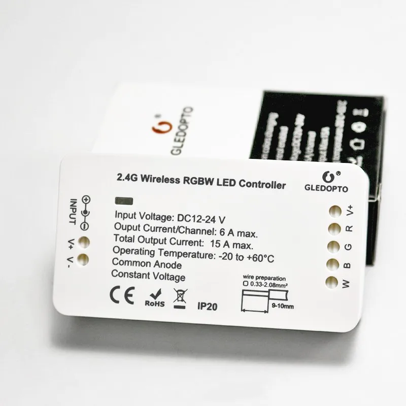 RGBCCT Change Electronic Wifi controller ZigBee compatible 12-24 Volt for LED Stripes and cable spots from china manufacture - ANKUX.COM