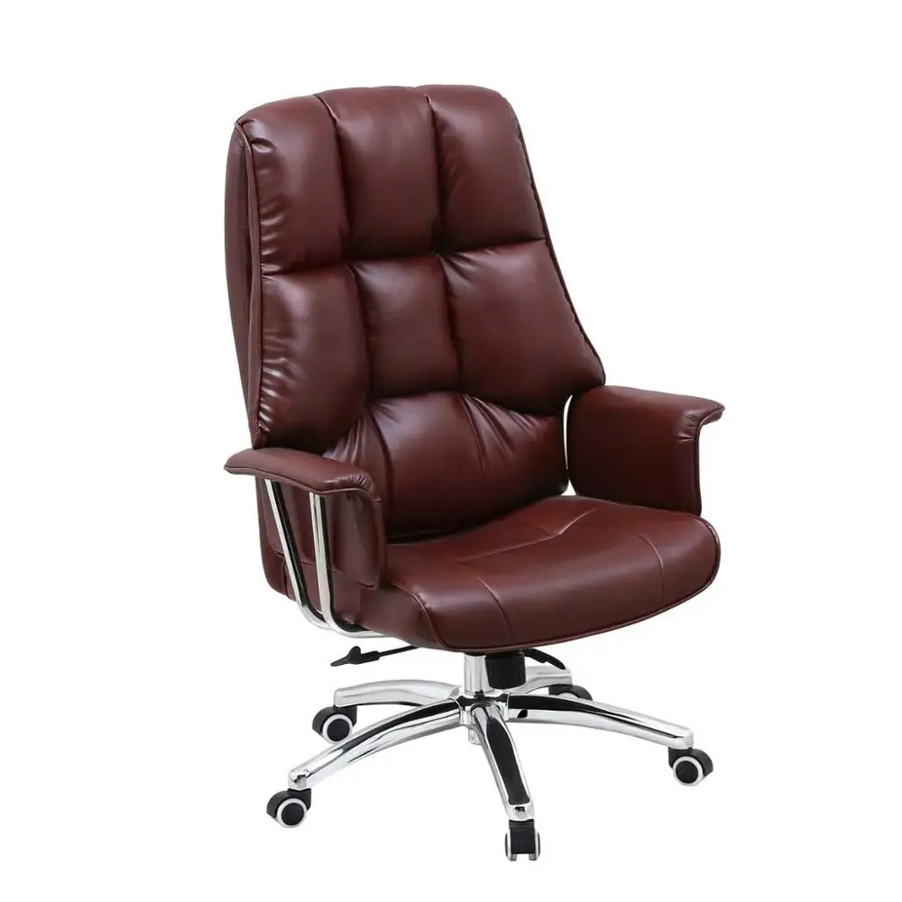 Оптовая продажа Современные искусственная кожа поворотный офис + стулья компьютер босс cadeiras стул офис