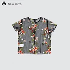 Factory Wholesale Transparent Mesh Top T-shirt Women Sexy Stylish Floral Embroidered Sexy & Club Tops