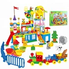 Gift Fantasy Happy Valley 230pcs ABS Plastic Building Blocks Toys Gift With Duplo Legoing