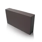 Brown Leather Office Stationery Desktop Organizer Sets Pen Pencil Box Cases