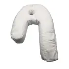 2009 polyester pp cotton u shape soft for side Sleeper travel sleep pillow
