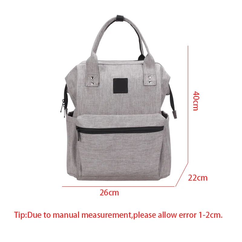 Baby Diaper Bag Large Capacity Fashion Care Baby Nappy Bag Mummy Multifunction Travel Portable Nursing Designer Backpack BB6015 (1)