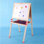 Drawing board wood mini easel chalk board