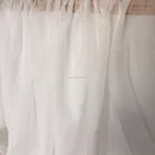 Howmay 100% pure silk fabric 4.5m/m 45"cm 114cm white silk chiffon transparent soft fabric for dyeing or printing