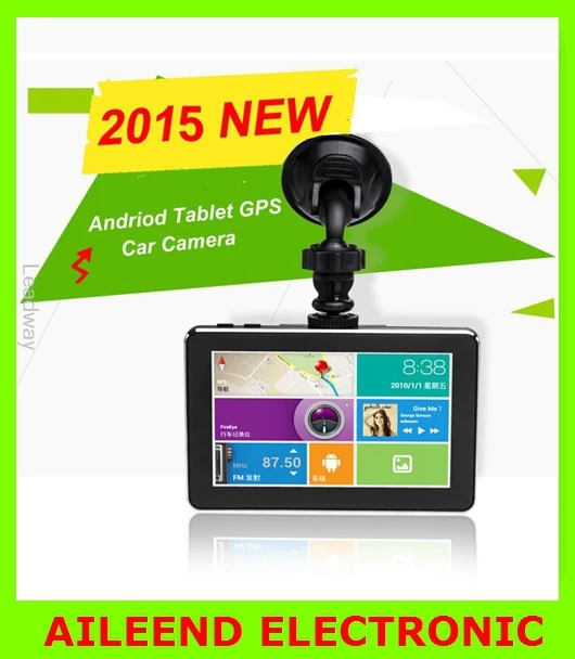 Car DVR Dual Camera Lens + Wifi + Android 4.0 Smart Tablet + GPS Navigator Full HD 1080P 5.0'' LCD video Recorder Dash Cam