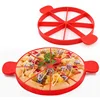 New Products 8 Cavity Slice Silicone Baking Mold For Pizza