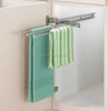 Hot sale pull out towel bar rack with Zinc plated for kitchen cabinet