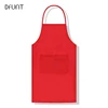 Cheap price custom kitchen apron unisex waterproof kitchen apron,pvc apron kitchen apron vest,personalized aprons adult red neck