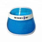 unisex promotional plastic sun visor for adult and kids