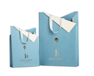 customised cute wedding gift paper bag with different handle
