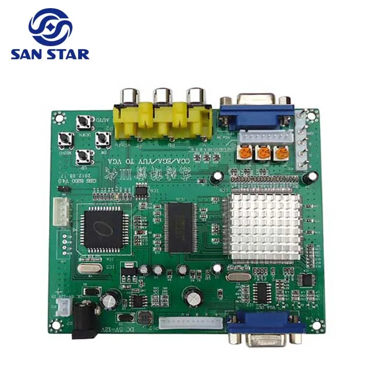 cga naar vga converter boord- CGA/ega/YUV naar vga( 1 vga-uitgang