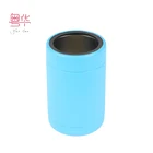 12 oz Double wall stainless steel vacuum insulated beer can holder