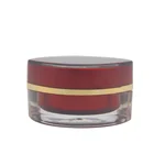 empty acrylic jar packaging beautiful cosmetic face cream jars