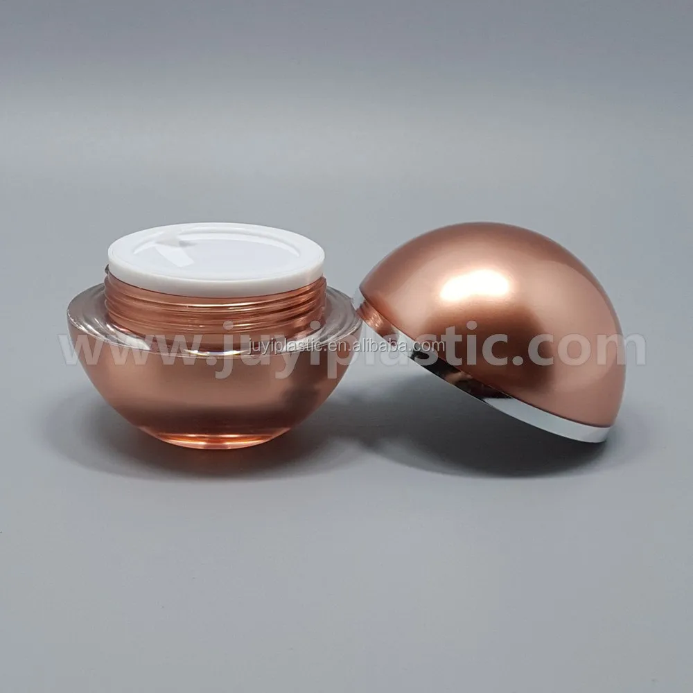 ゴールドボール形状アクリルクリーム瓶化粧品包装用化粧品クリーム空瓶スキンケア化粧品包装仕入れ・メーカー・工場
