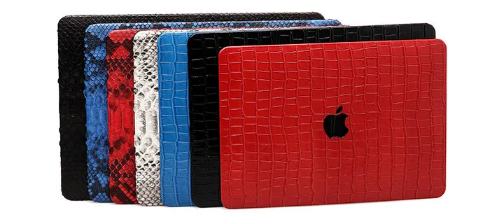 Hot products for Macbook case high quality embossed crocodile leather laptop case_11