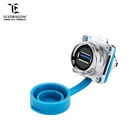 Industrial bayonet usb 3.0 waterproof mount panel connector underwater