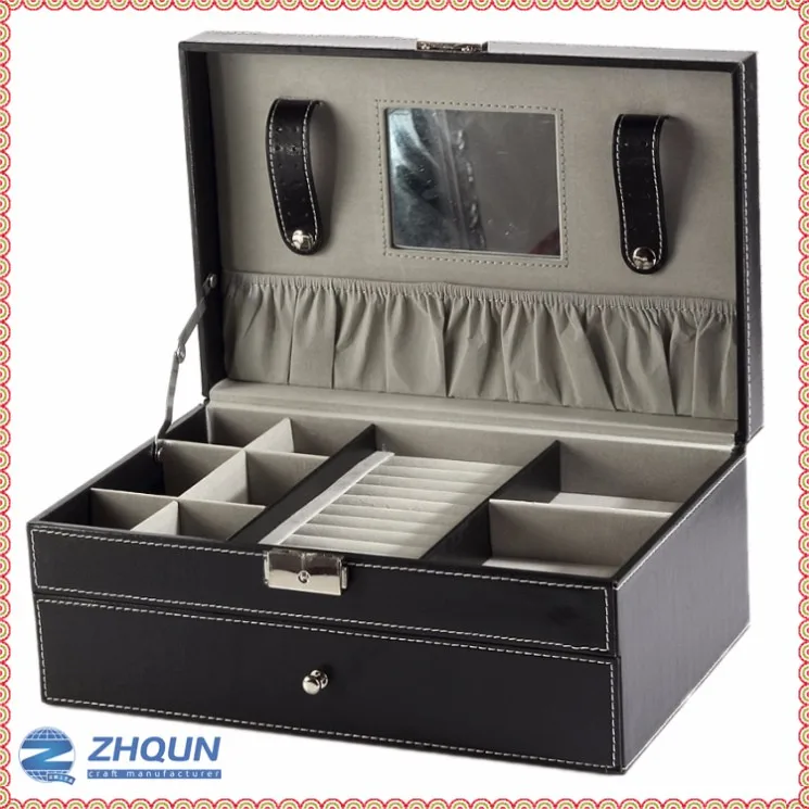 Caja De Almacenamiento Con Pestillo Para Joyería,Cajonera Con Bisagras