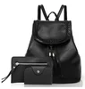 2018 Fashion Women Cheap PU Leather Fringe 3 Pieces Backpack Set
