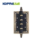 Low price custom furniture hardware commercial antique solid door brass screw hinges flush