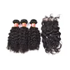 BBOSS 7x7 yaki lace closure fringe,humain kinky curls with closure,mongolian kinky curly human hair weaves bundles with closure