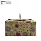 Chinese factory custom kraft paper cake box for birthday